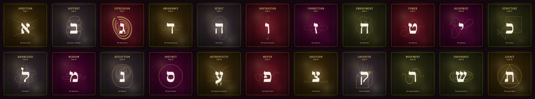 The 22 Creation Codes